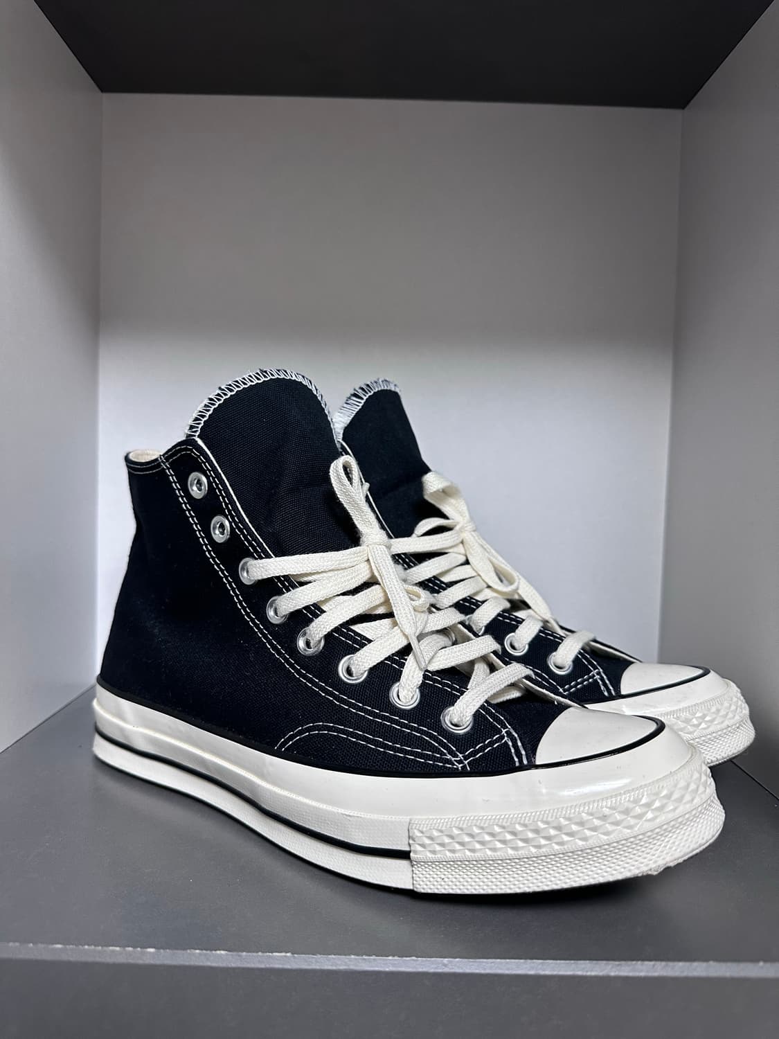 컨버스 척70 하이 블랙 255 상품이미지3