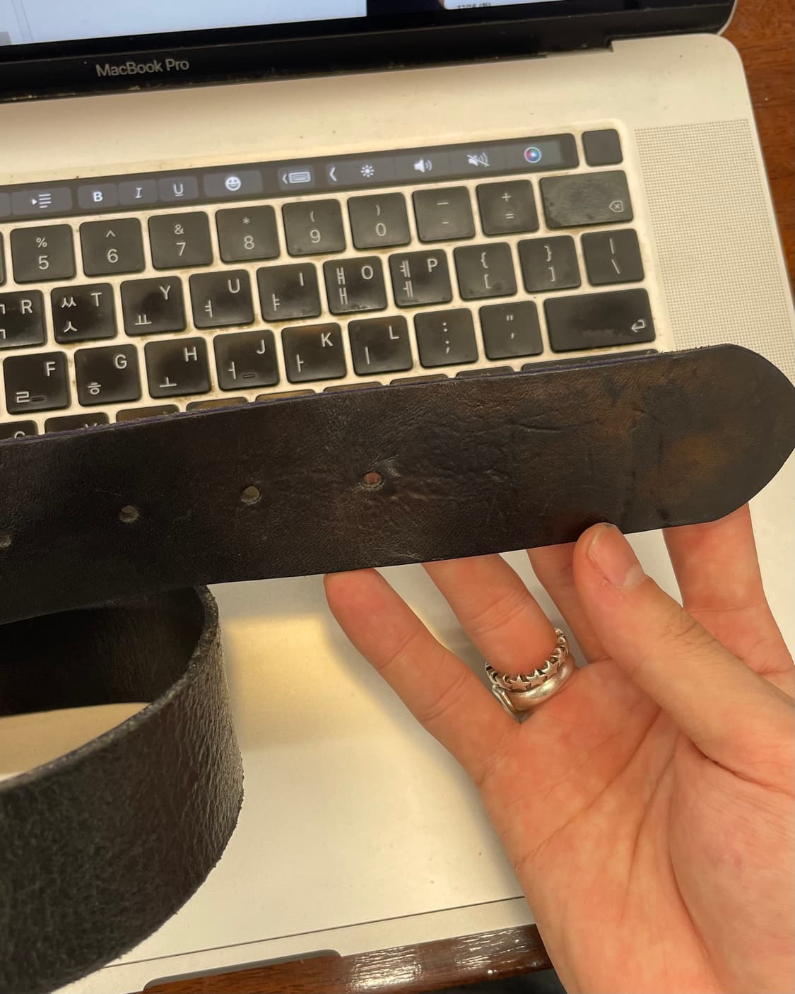 Made in UK 빅버클 벨트 상품이미지6