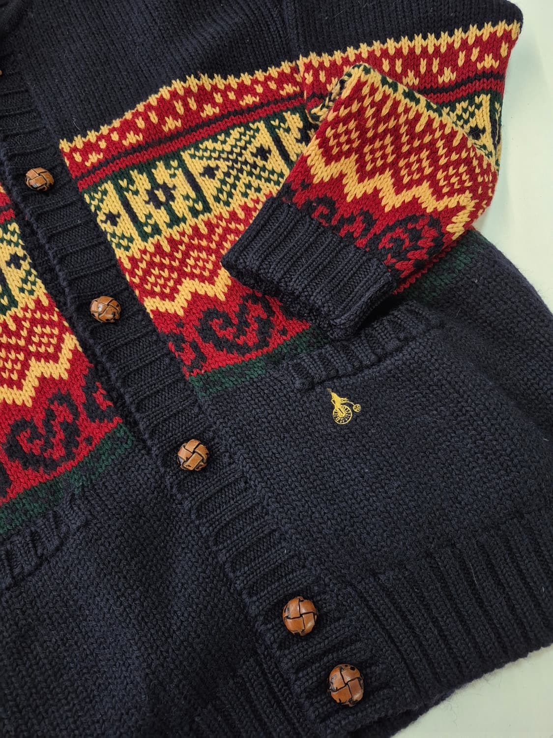 빈폴 빈티지 패턴 니트 가디건(SB4 상품이미지5