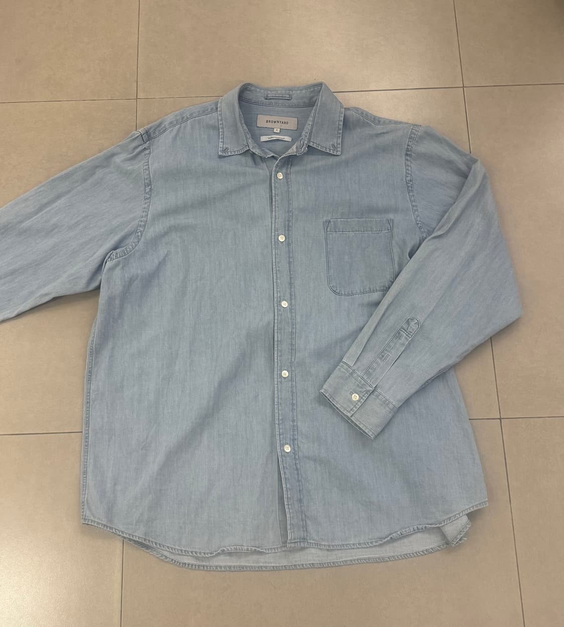 Brownyard 데님셔츠 사이즈5 상품이미지1