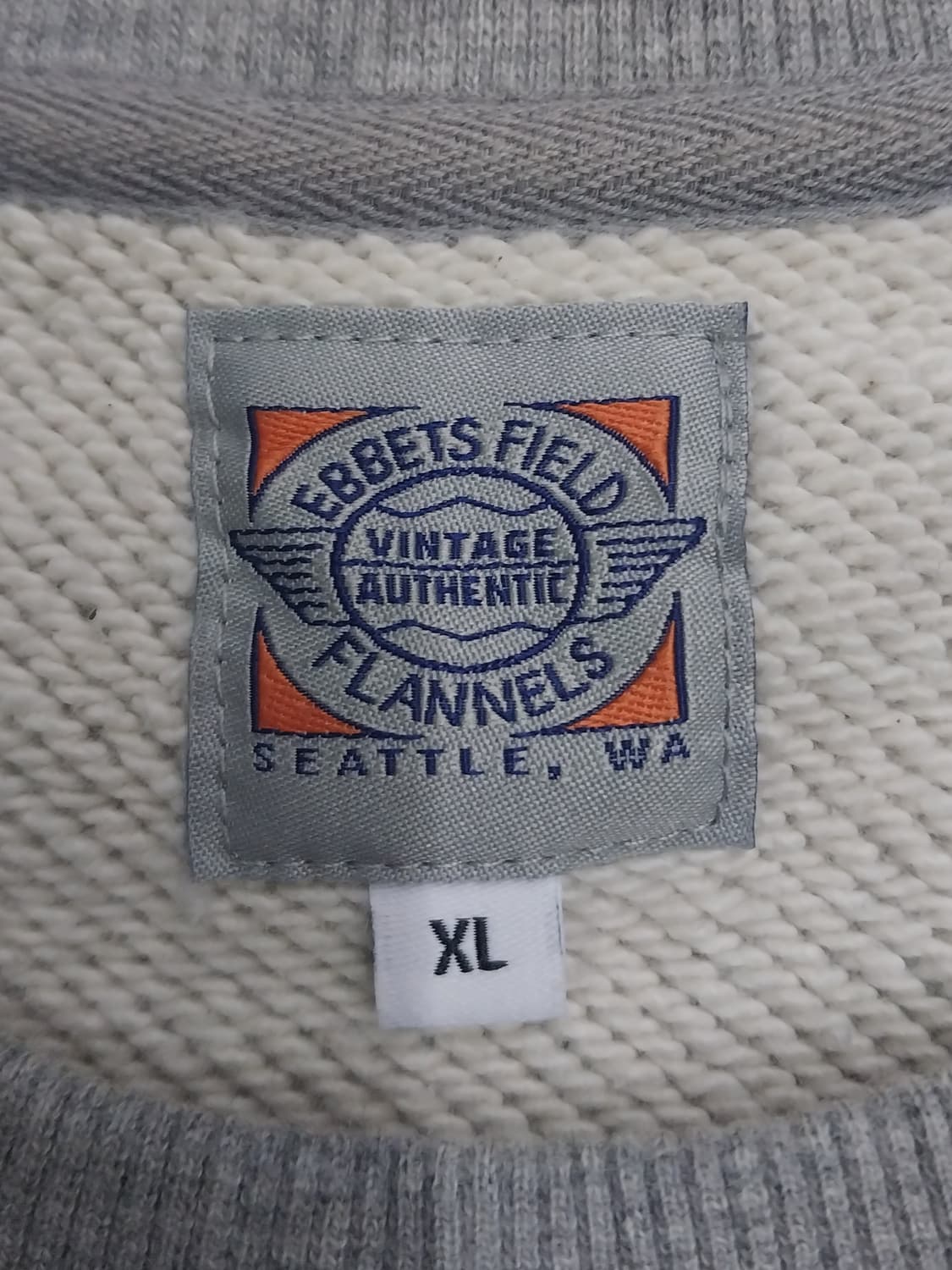 이벳필드 기모 그레이 맨투맨 XL 상품이미지4