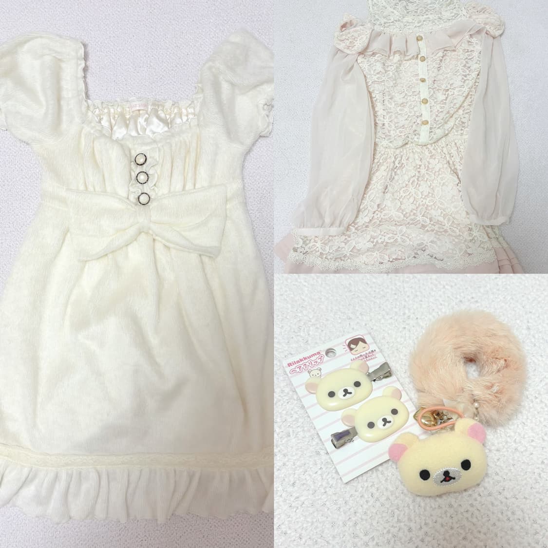 리즈리사 히메갸루 라떼갸루 달천깔 핀터레스트 원피스 코리락쿠마 슈슈 상품이미지1