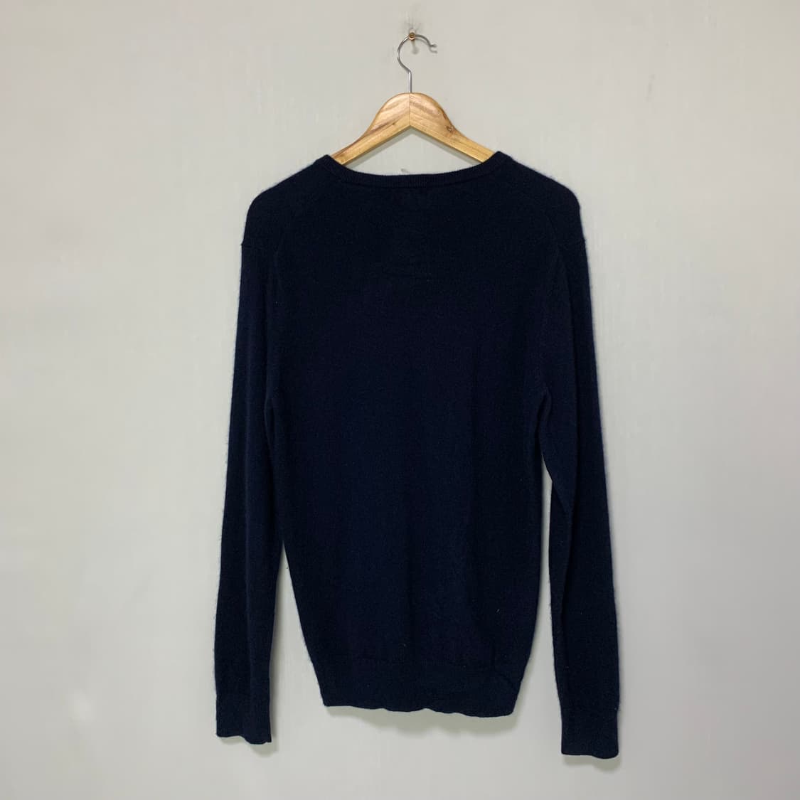빈티지 캐시미어 유니클로 네이비 V넥 니트 여성 XL 남녀공용 남성 M 상품이미지5
