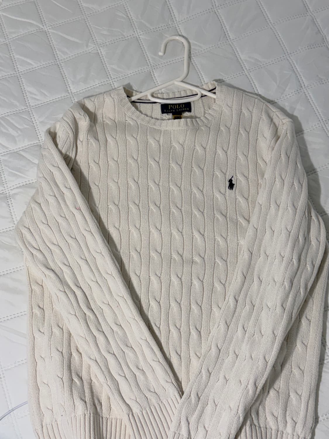 폴로 아이보리 니트 상품이미지3