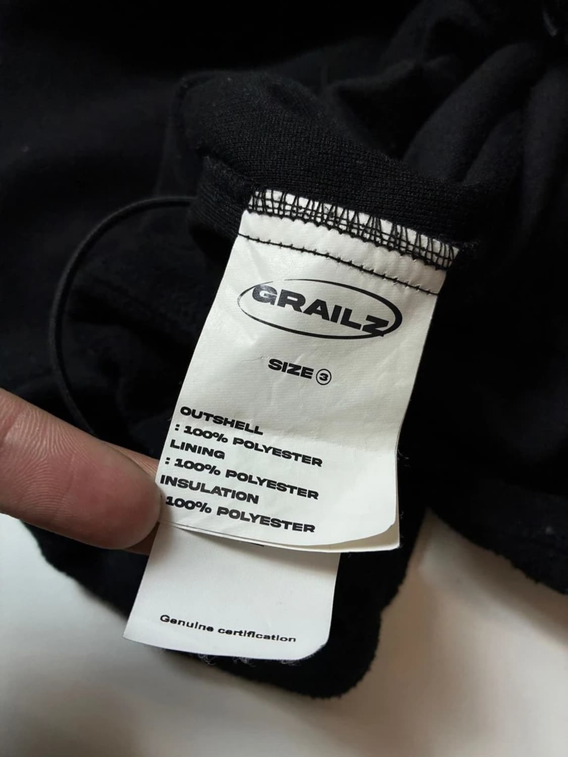 그레일즈 Grailz 23FW 지오메트리 후리스 자켓 PN8286 상품이미지7