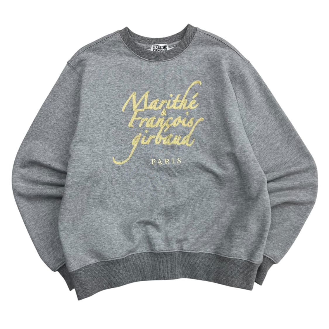 마리떼 프랑소와저버 센터로고 그레이 맨투맨 S 상품이미지2