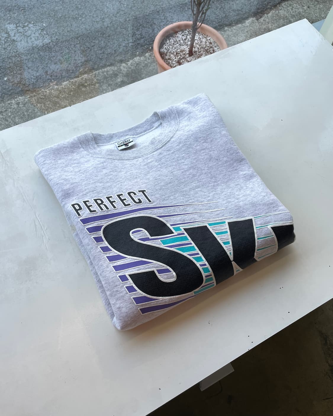 90’s USA “Ski” sweatshirt 빈티지 스웻셔츠 상품이미지6