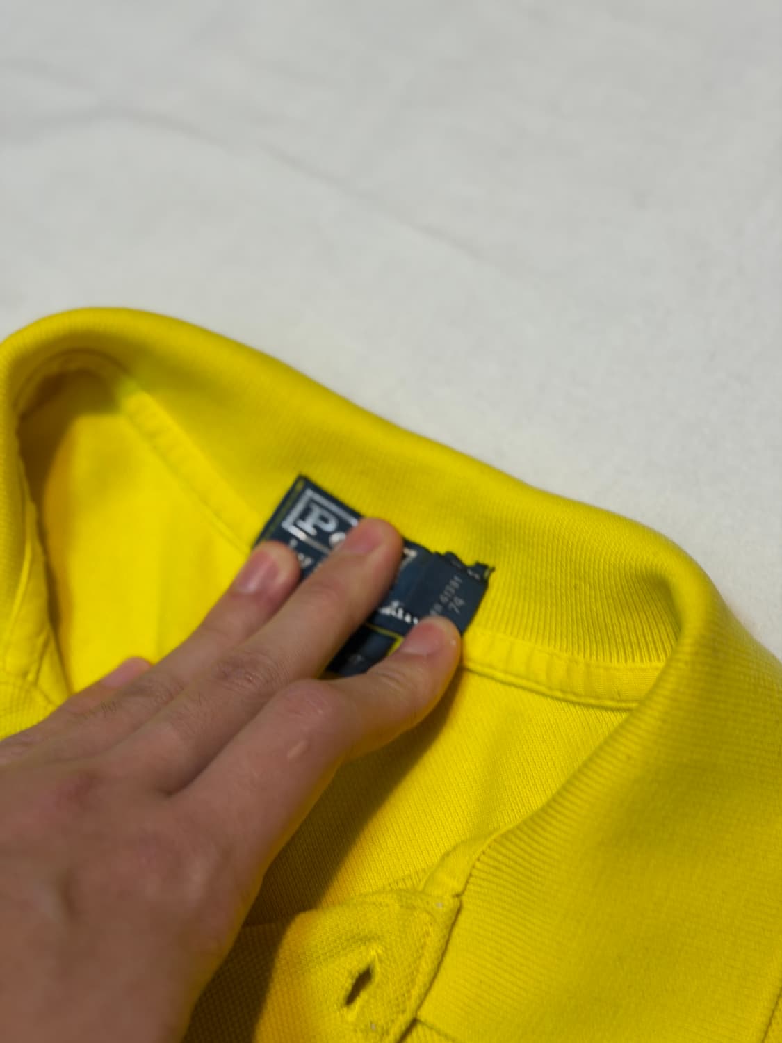 폴로 랄프로렌 빅포니 치프키프 브라질깔 카라티 옐로우 상품이미지3