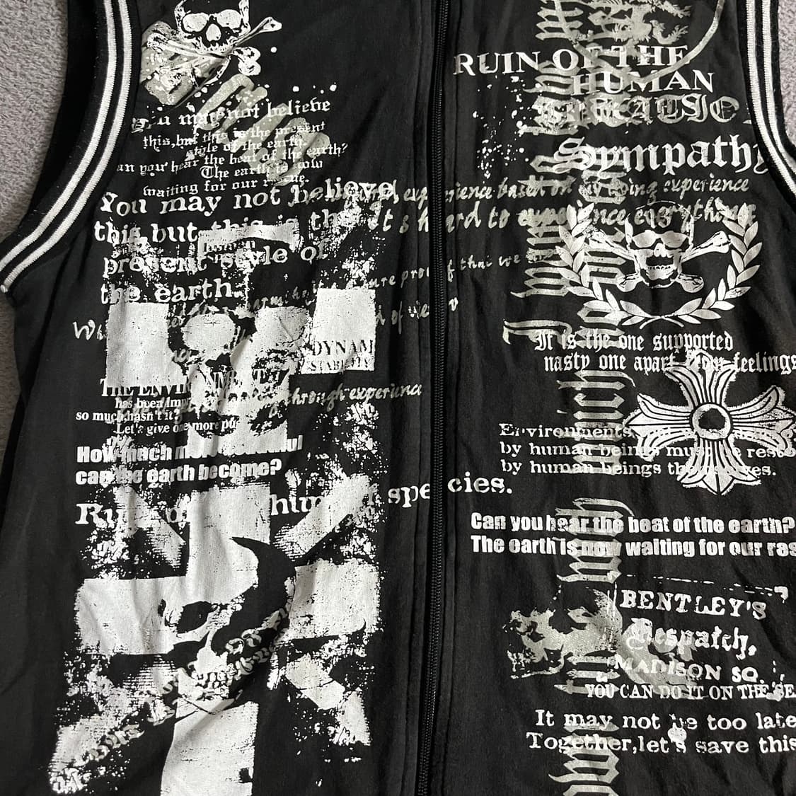 Sorridere y2k vest 상품이미지2