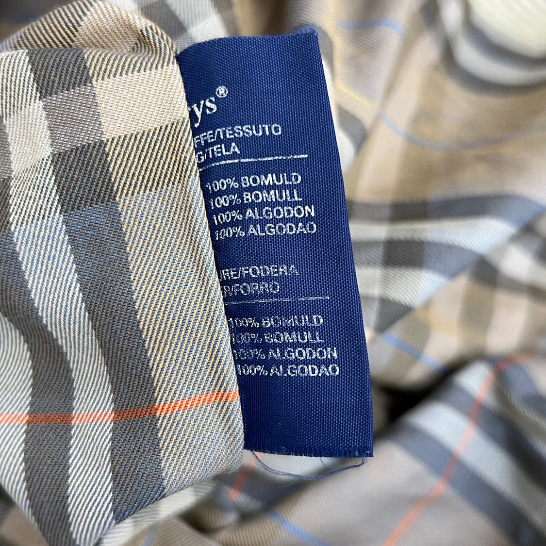 버버리 노바체크 카키 헌팅 필드 자켓  상품이미지6