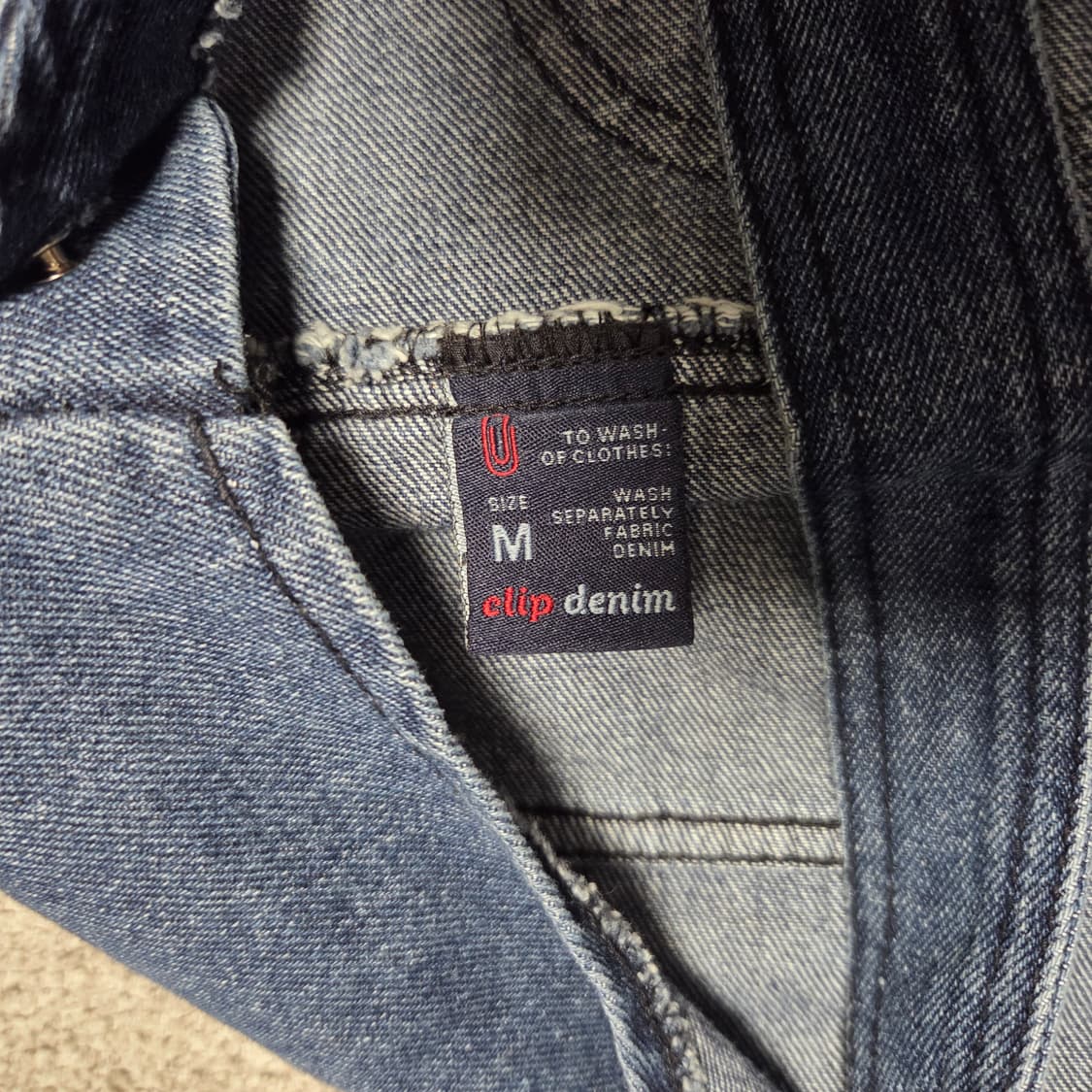 Clip Denim 재팬 아메카지 데님 오버롤 31-33 상품이미지6