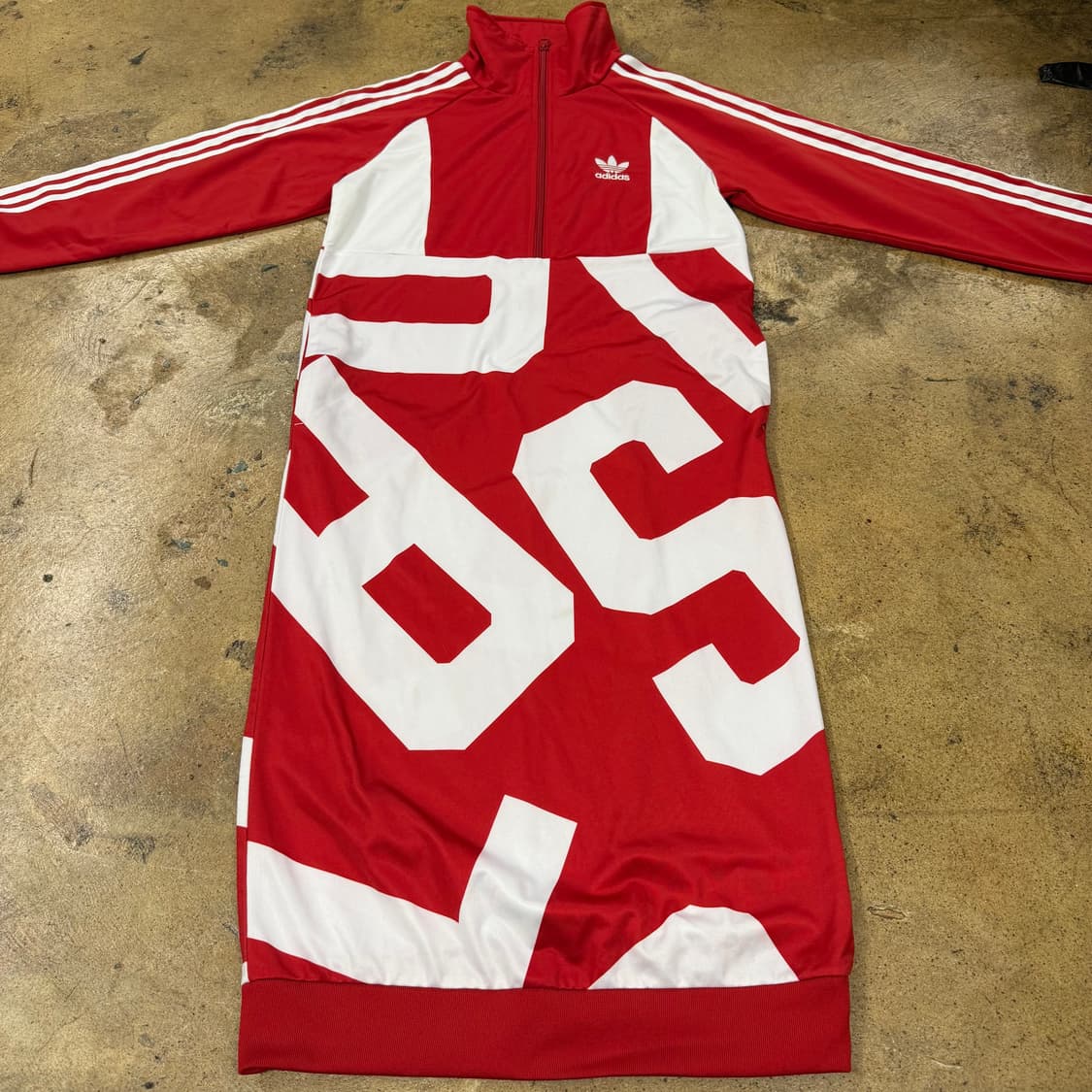 [정품/XS] 아디다스 삼선 트랙드레스 레드 화이트 b16 상품이미지3