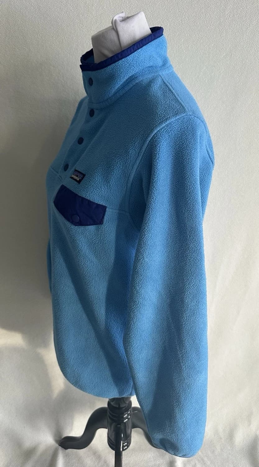 15SS 파타고니아 신칠라 스냅-T 라이트블루/네이비 상품이미지3