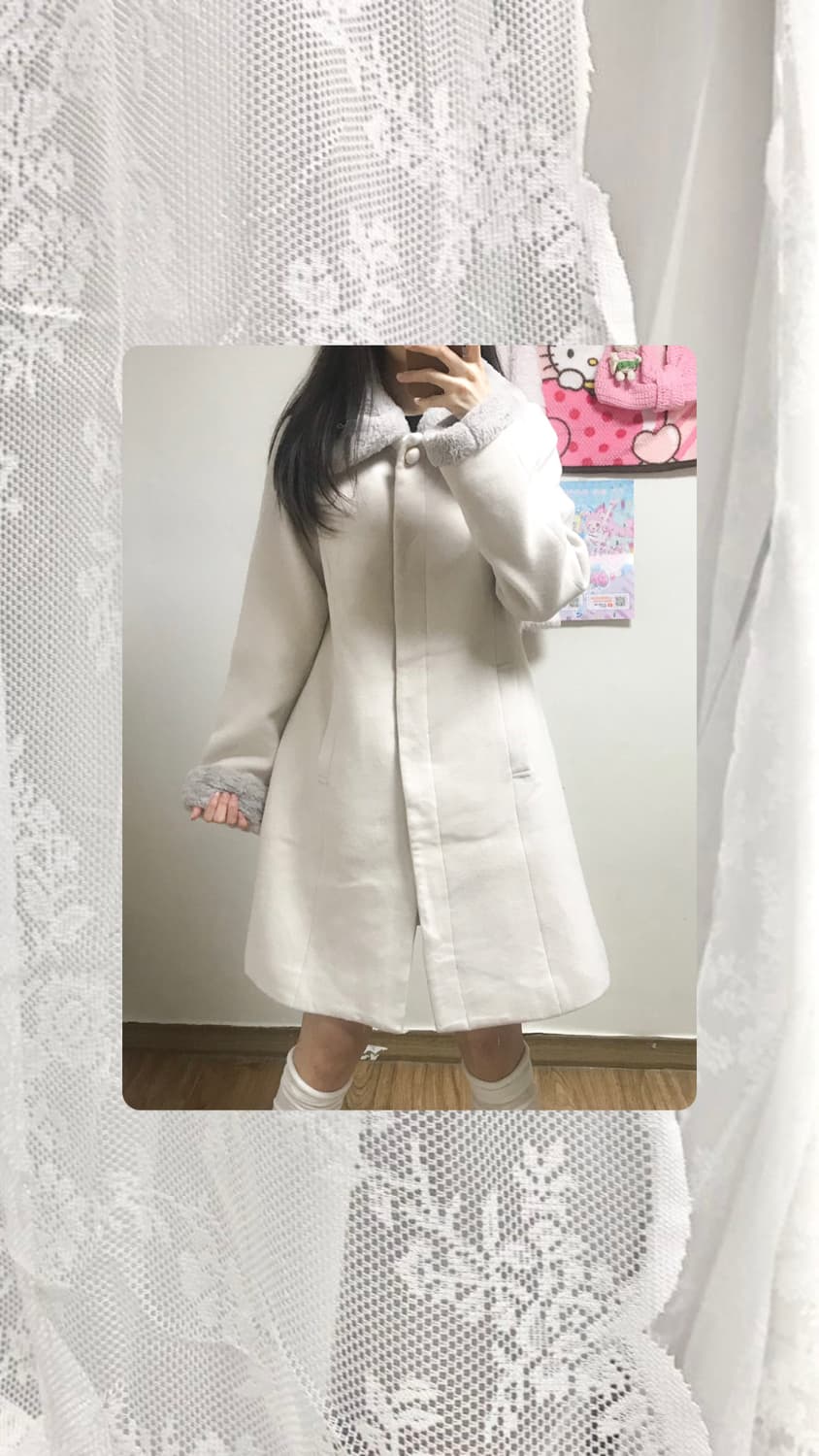 빈티지 달천깔 코트 히메갸루 로걀 라떼 이시하라사토미 공겜여주 일브 일본 상품이미지1