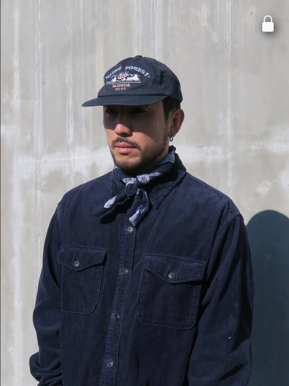 엔오르 캡모자 네이비 컬러 상품이미지1