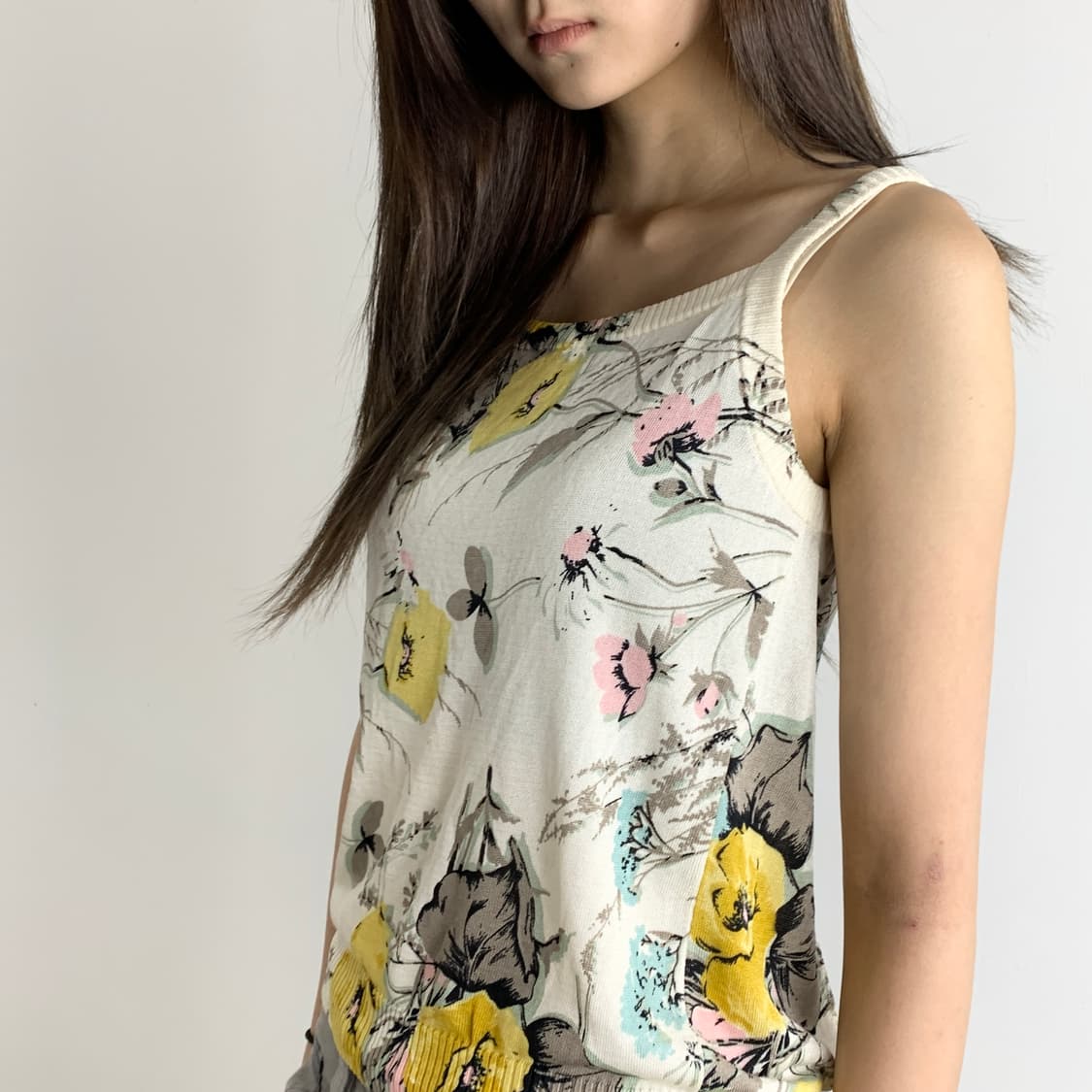 겐조 플라워 실크 탑 상품이미지3