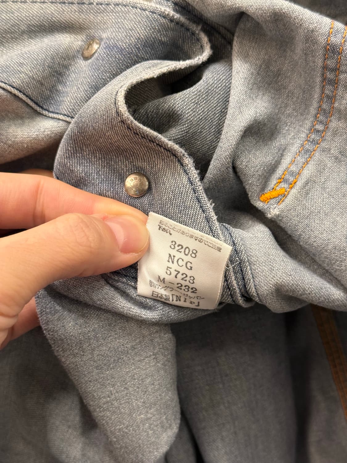 L) Japan Wrangler Blue Bell Denim Chore  상품이미지9