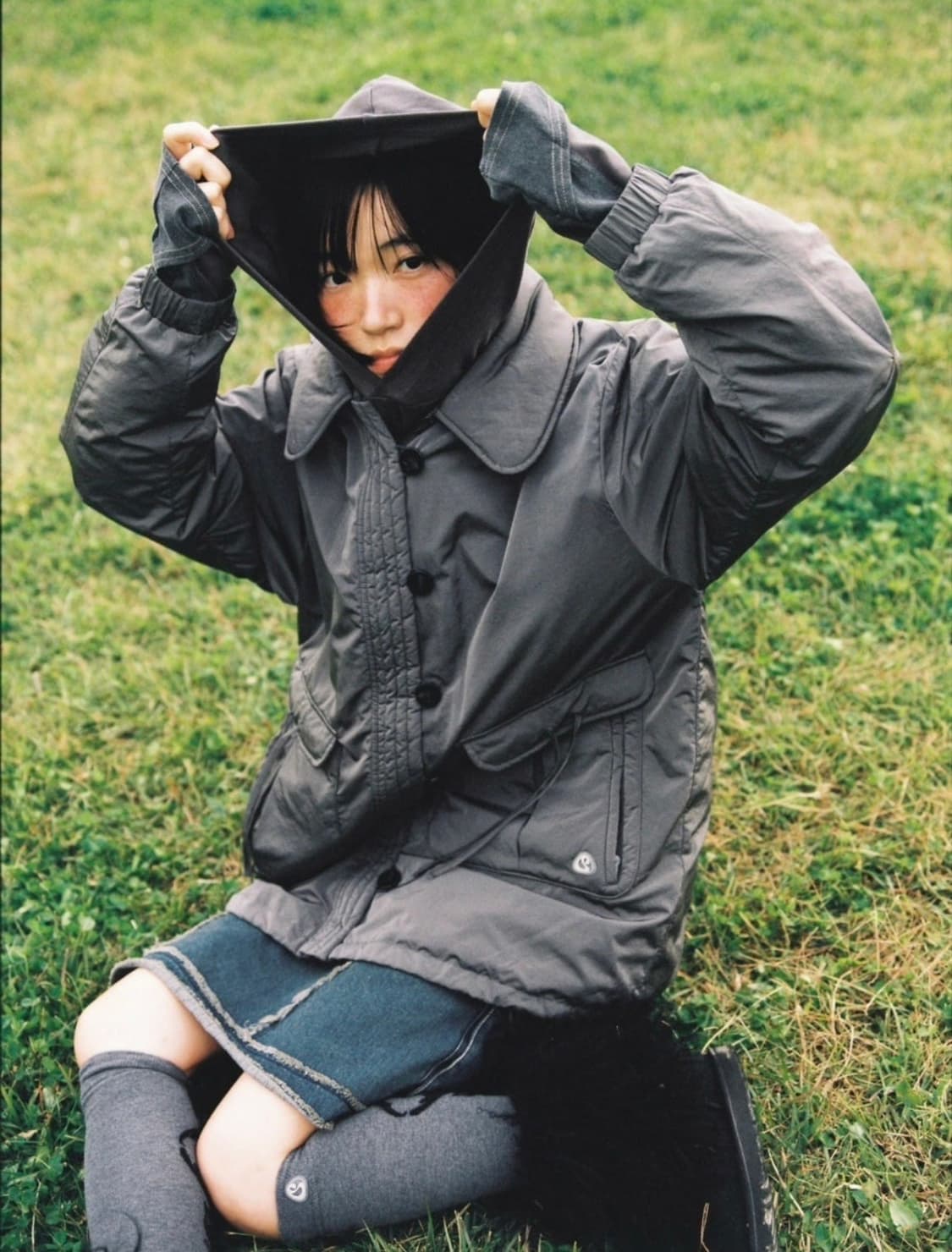 스마트어반유즈풀 코이세이오 플라워 포켓 스커트 (2size) 상품이미지2