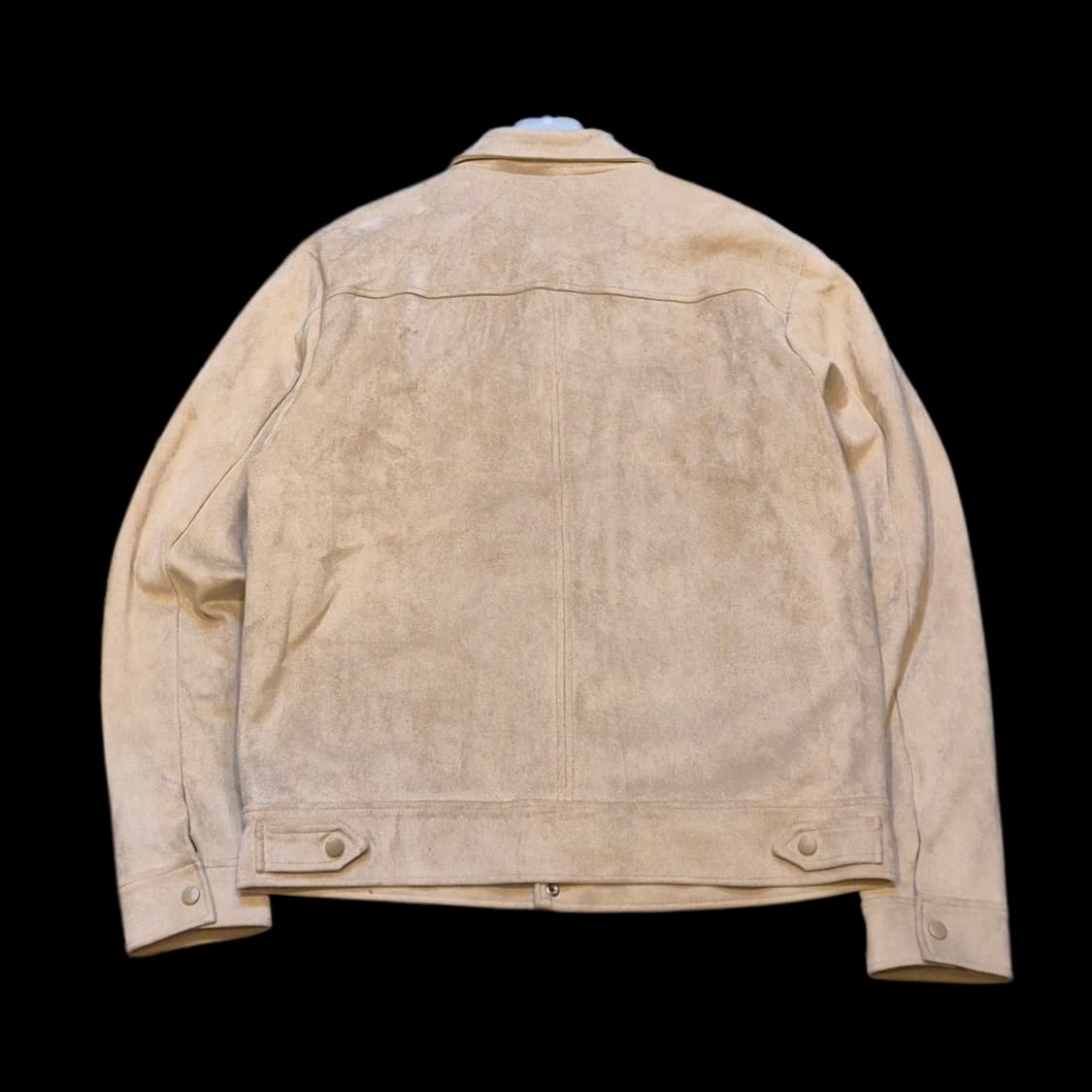 L~XL(착샷잇음)베이지 스웨이드자켓  상품이미지2