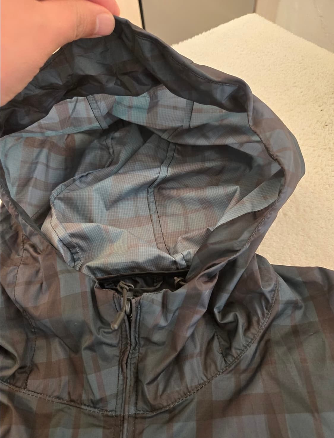 폴로 체크 후드 바람막이 100 상품이미지6