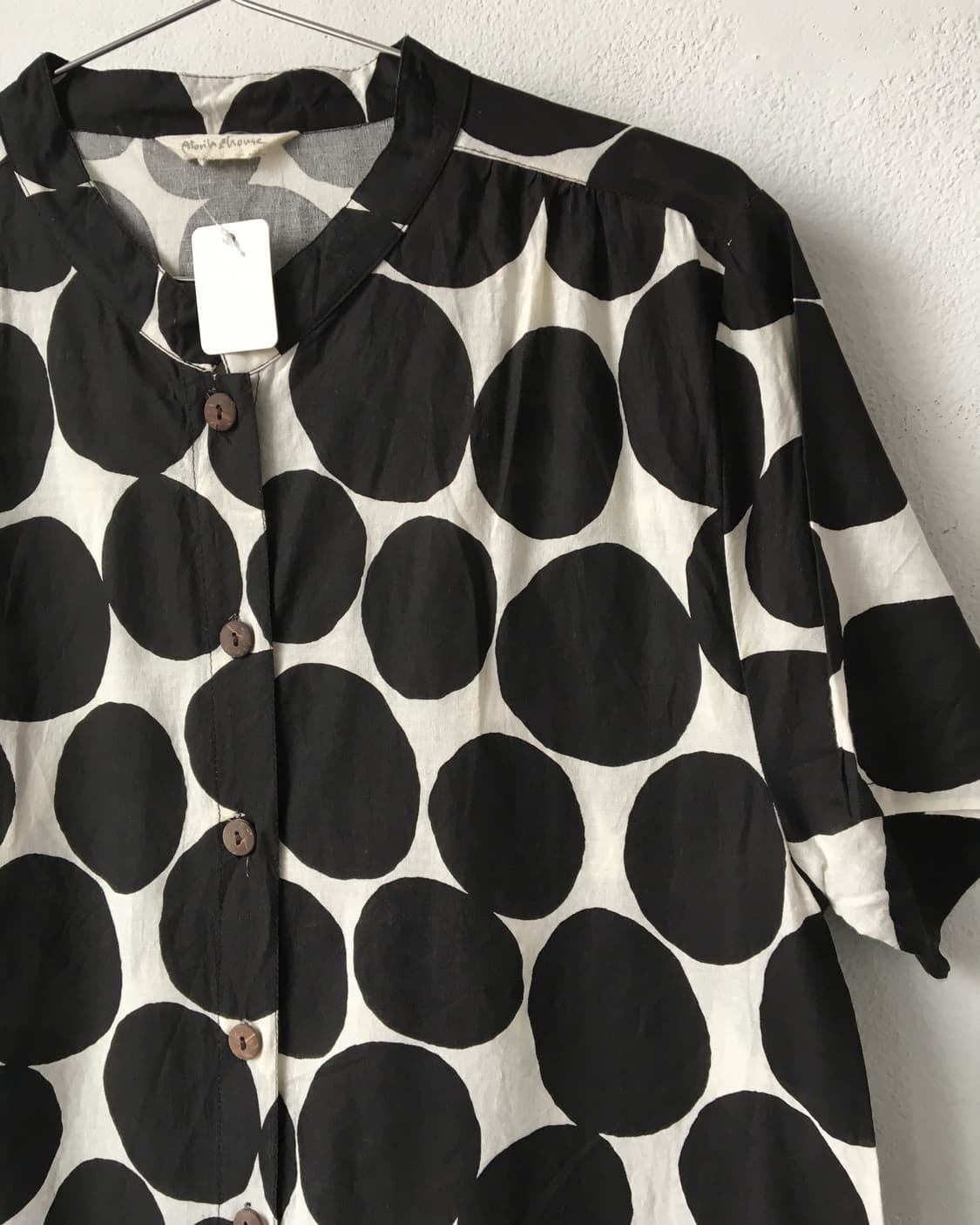 Dot pattern long onepiece 상품이미지4