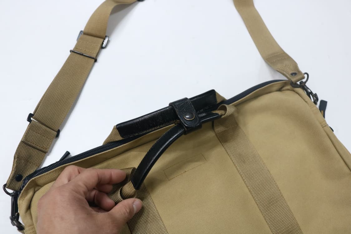 PORTER 포터 빈티지 베이지 캔버스 2WAY 브리프케이스 숄더백 상품이미지7