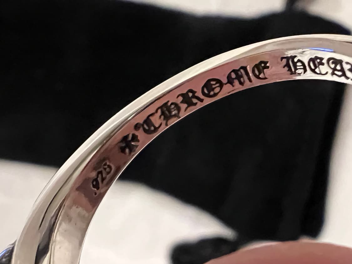 크롬하츠 베이비 플로랄링 us 8.5 18호 상품이미지3