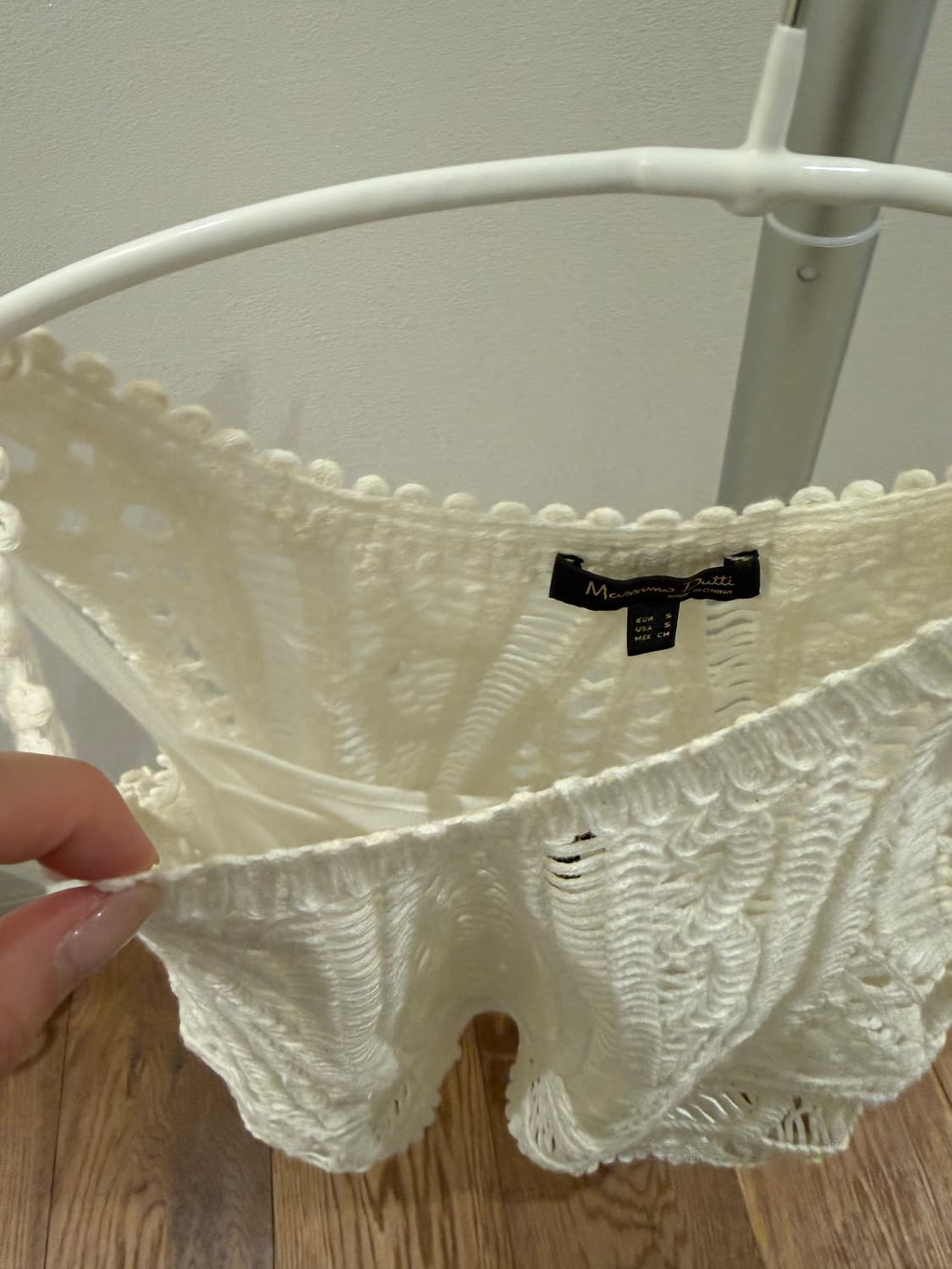 마시모두띠 화이크크로셰 니트탑 s 상품이미지4