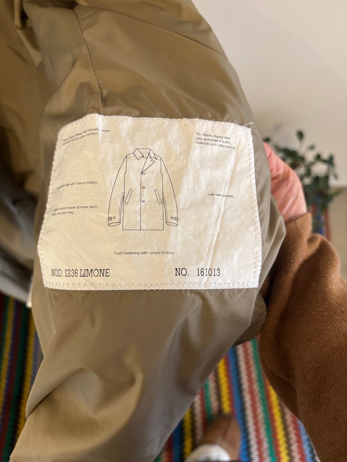 ASPESI 아스페시 트렌치 코트 상품이미지5