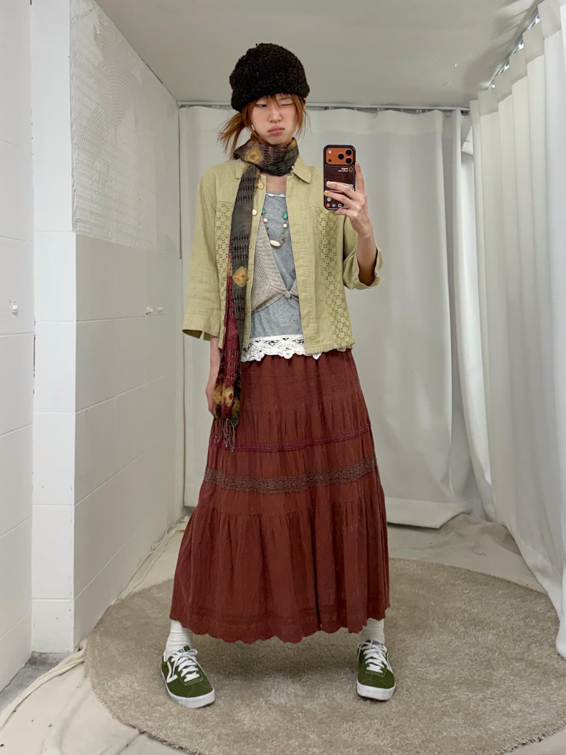 빈티지 자두 하구미 히피 코디 세트 상품이미지1