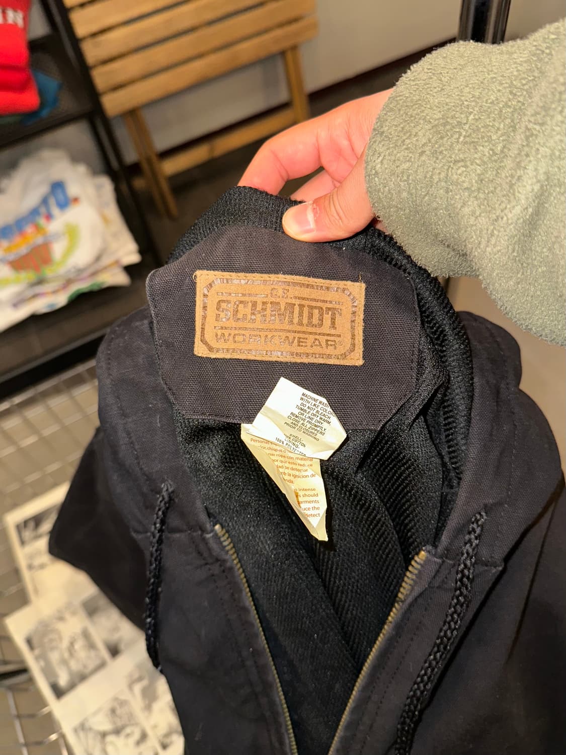00’s Schmidt canvas faded active jacket 상품이미지10