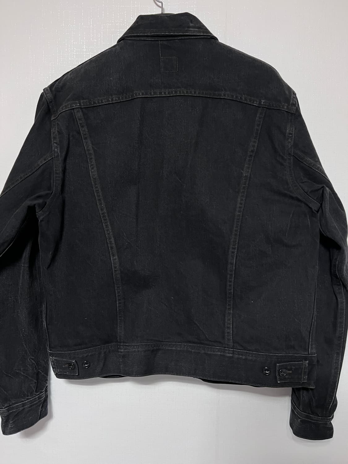 새상품급) rrl 271 블랙 L / 더블알엘 트러커 데님 자켓 리 상품이미지2