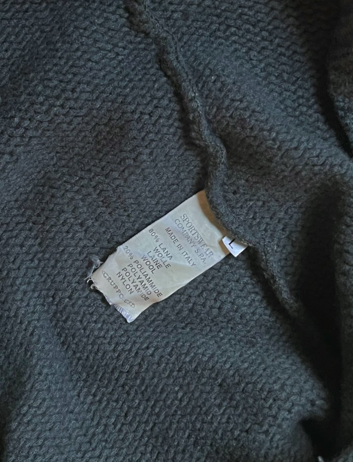 [M]92AW 스톤아일랜드 아카이브 브이넥 니트 상품이미지5