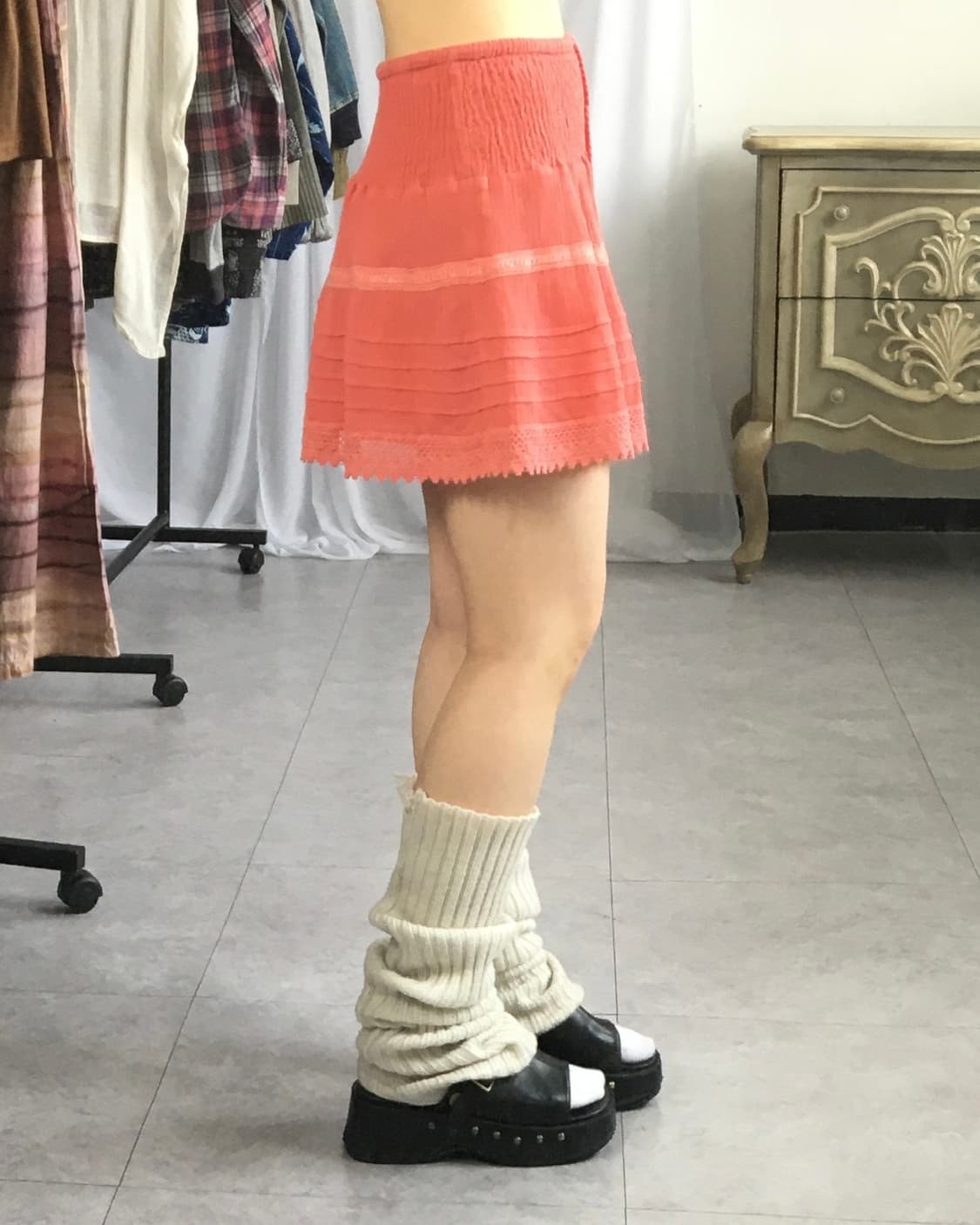 Crochet trimming skirt 상품이미지5