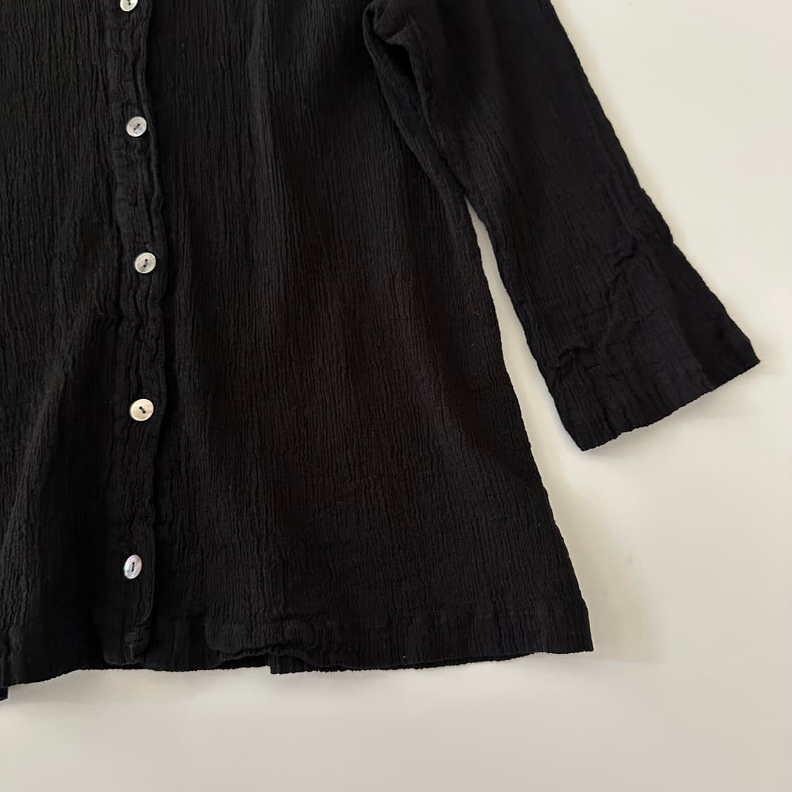 츠모리치사토 tsumori chisato 플리츠 칠부셔츠 상품이미지3