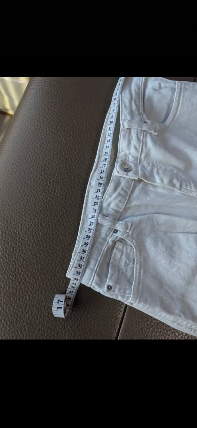 이로 IRO 정품 화이트 디스트로이드 데님 상품이미지5