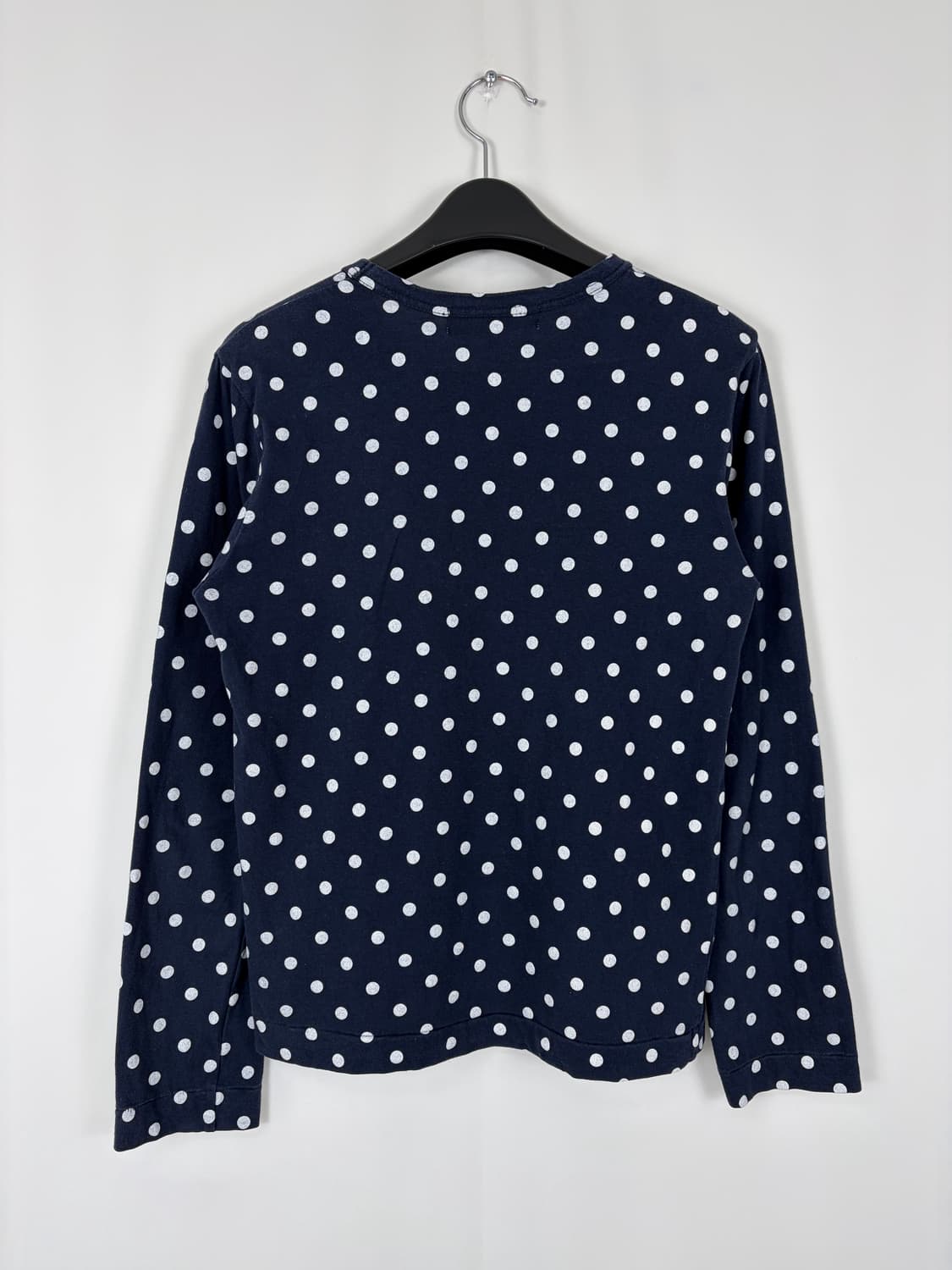 a258) 꼼데가르송 레드와펜 도트 롱슬리브 상품이미지4