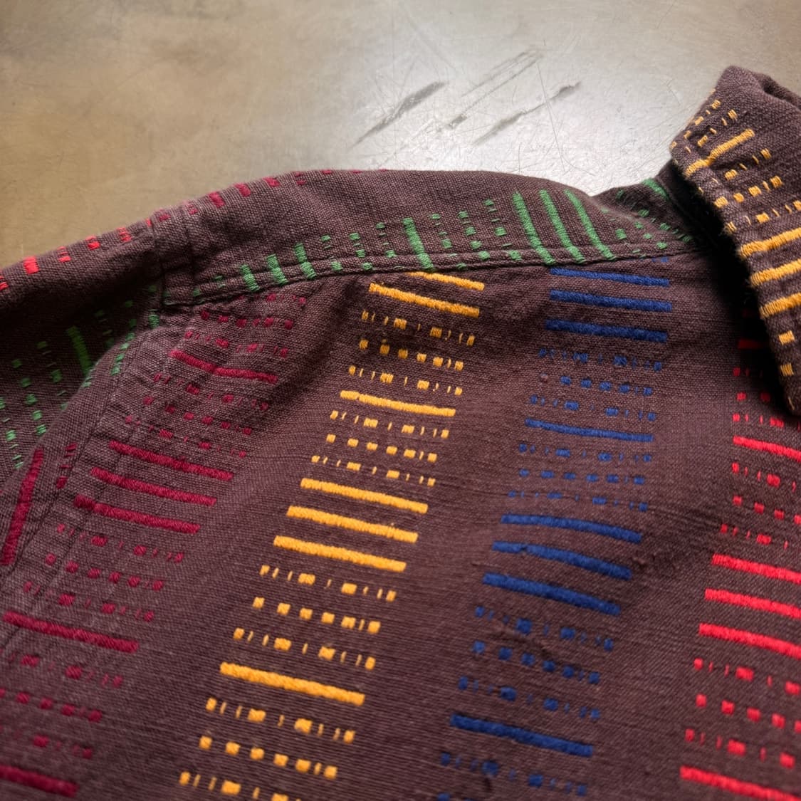 MINDLOOSER 인도 스티치 셔츠 상품이미지3