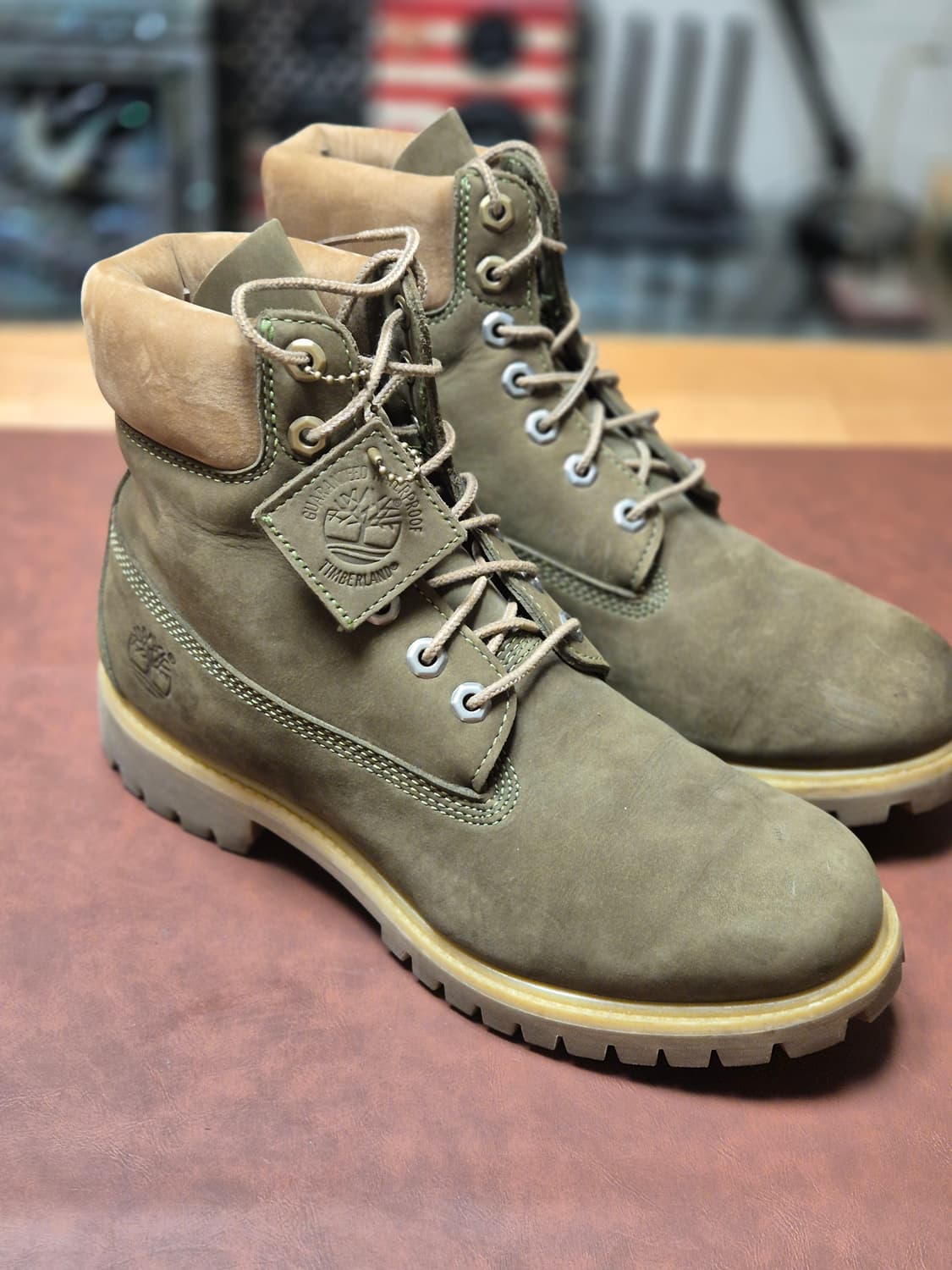 실착용1회 255-260(8W)팀버랜드 6인치 프리미엄 부츠  상품이미지3