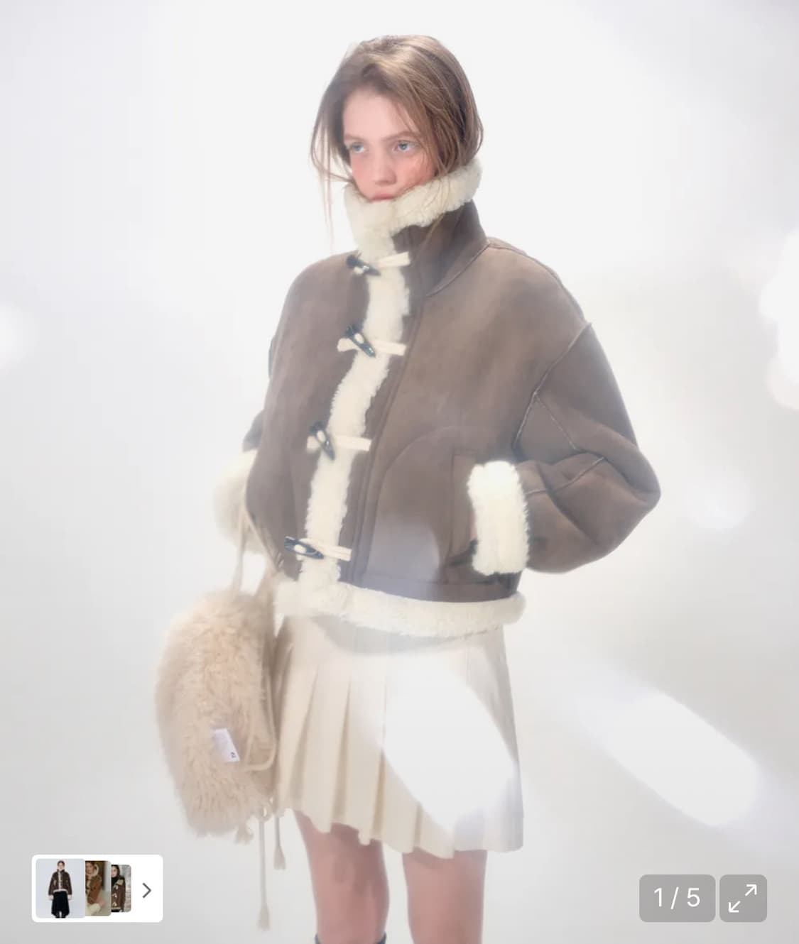 에트몽 무스탕 etmon High-Neck Suede Mustang 상품이미지1