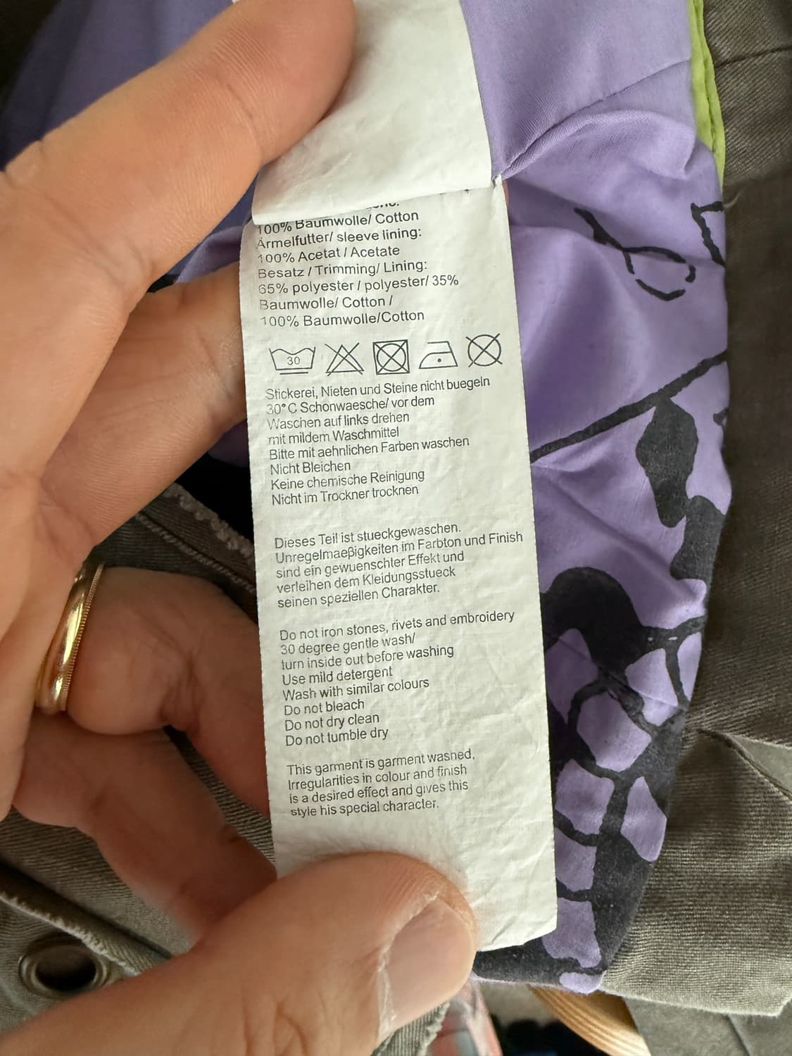 Pre owned Y2K 워싱 코튼 자켓(택 달린 제품) 상품이미지7