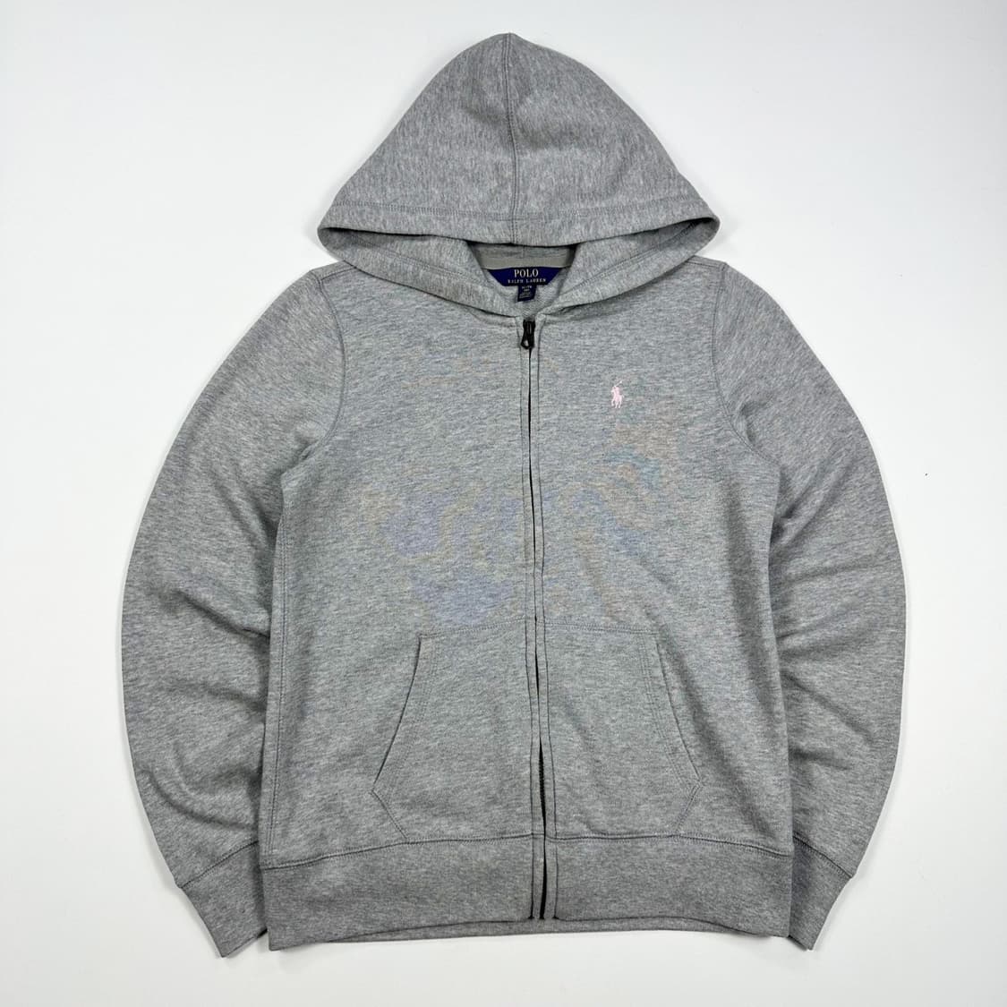 폴로 랄프로렌 포니 걸즈 그레이 후드집업 (실측 XS 여성추천) 상품이미지2