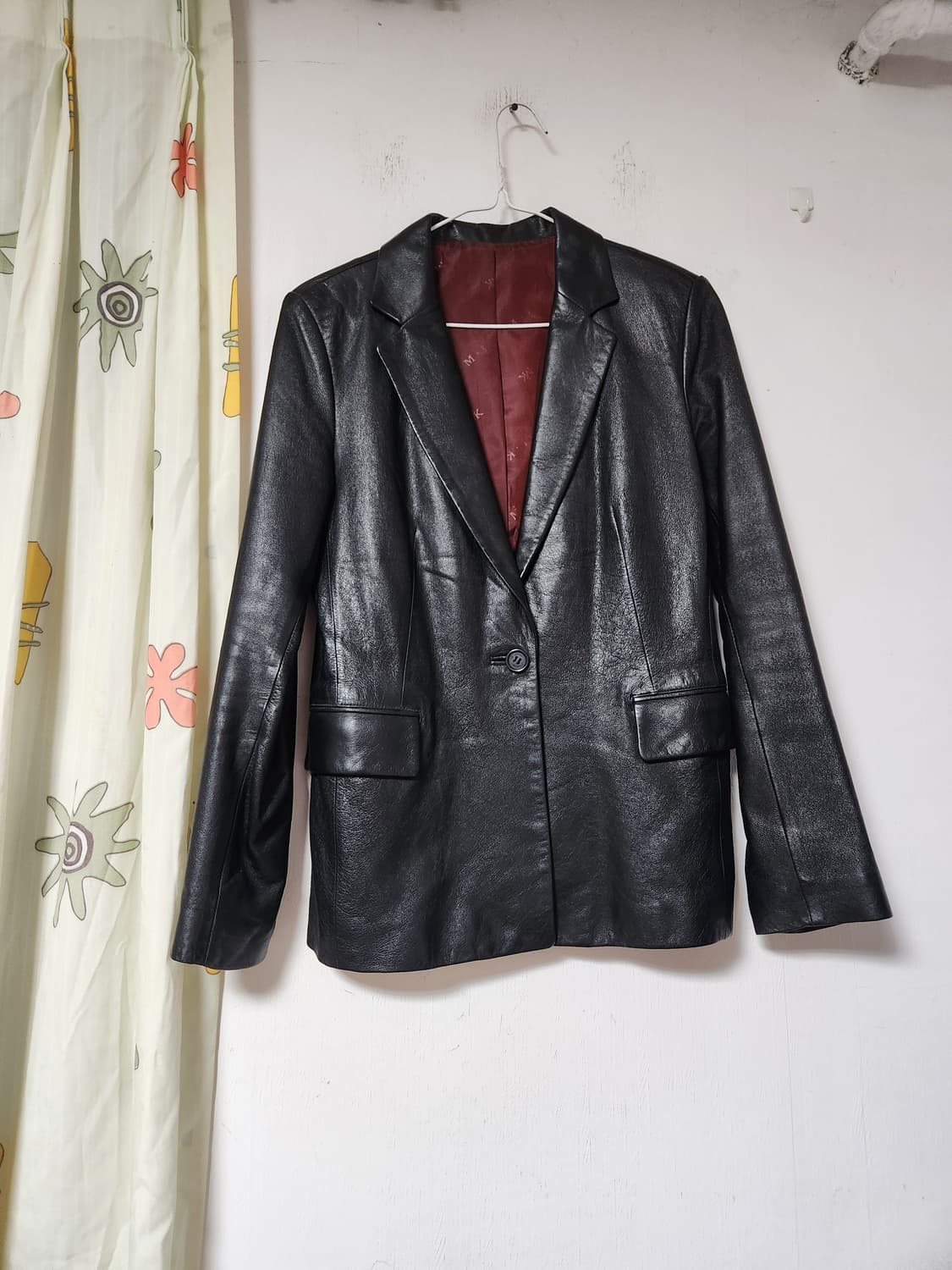 MIK 블랙 양 가죽 자켓 여성용55~66(88-98-160) 상품이미지1