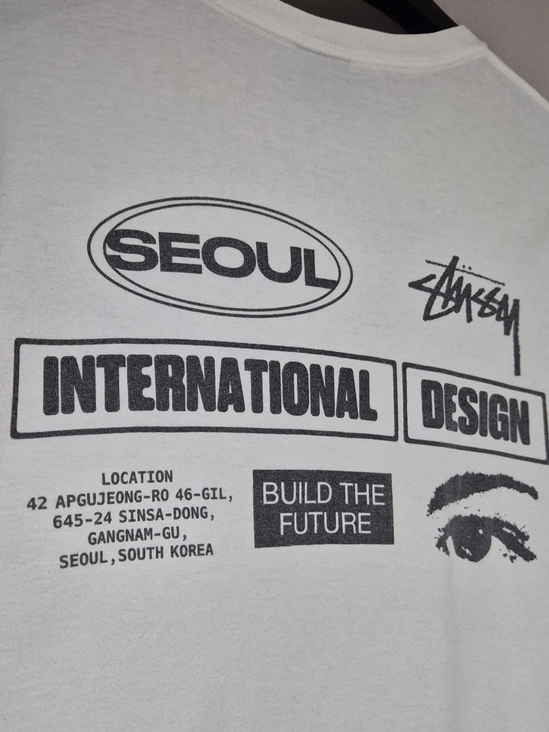 스투시 서울챕터 익스클루시브 티셔츠 화이트 L 상품이미지3