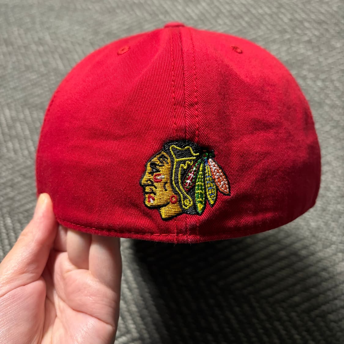 47브랜드 시카고 블랙호크스 레드 볼캡(M-L) 상품이미지4