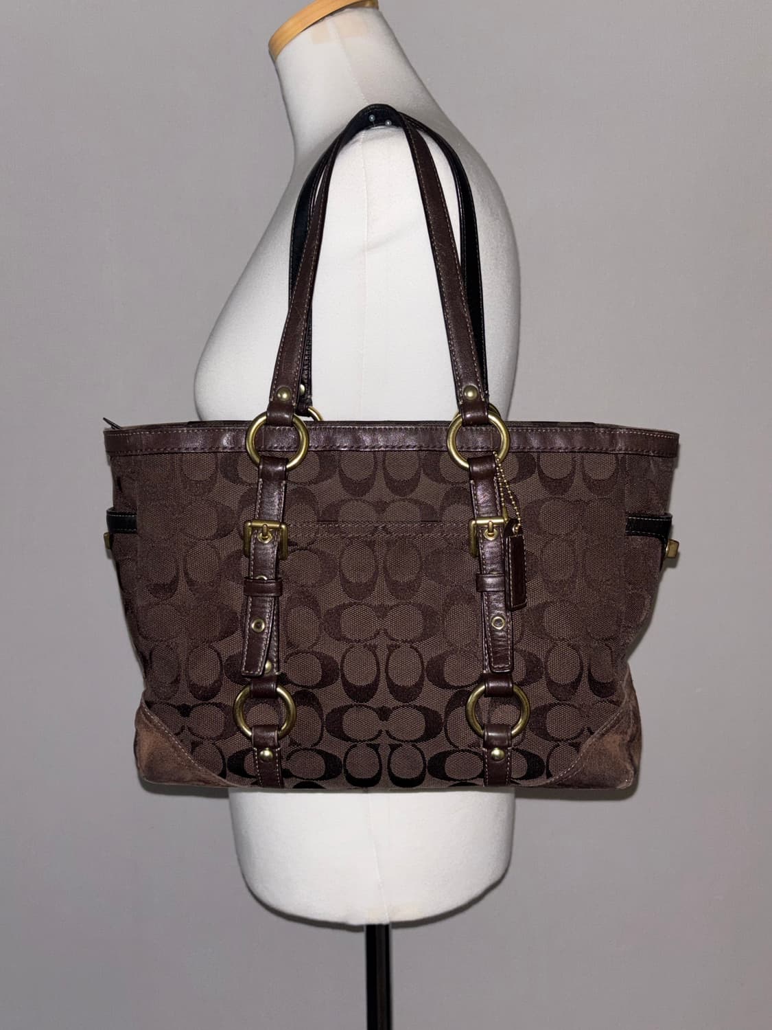 Coach vintage brown shoulder bag 상품이미지2