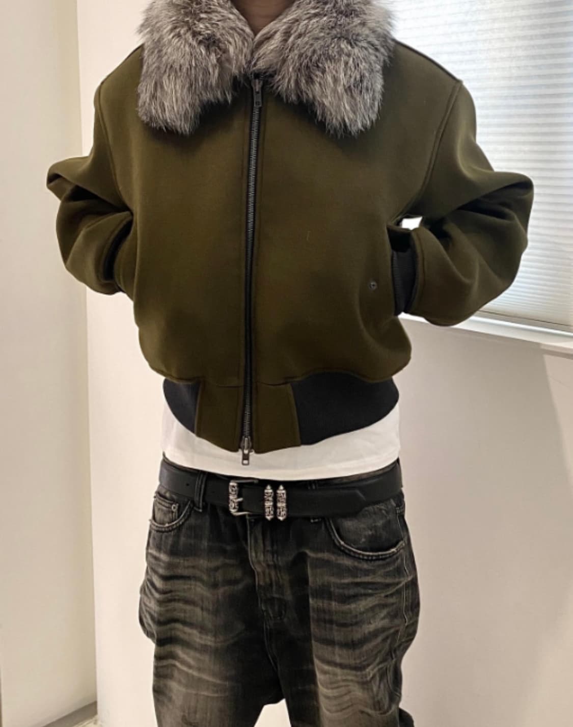 언더마이카 발키리 실버 폭스 울 자켓 (2)  상품이미지1