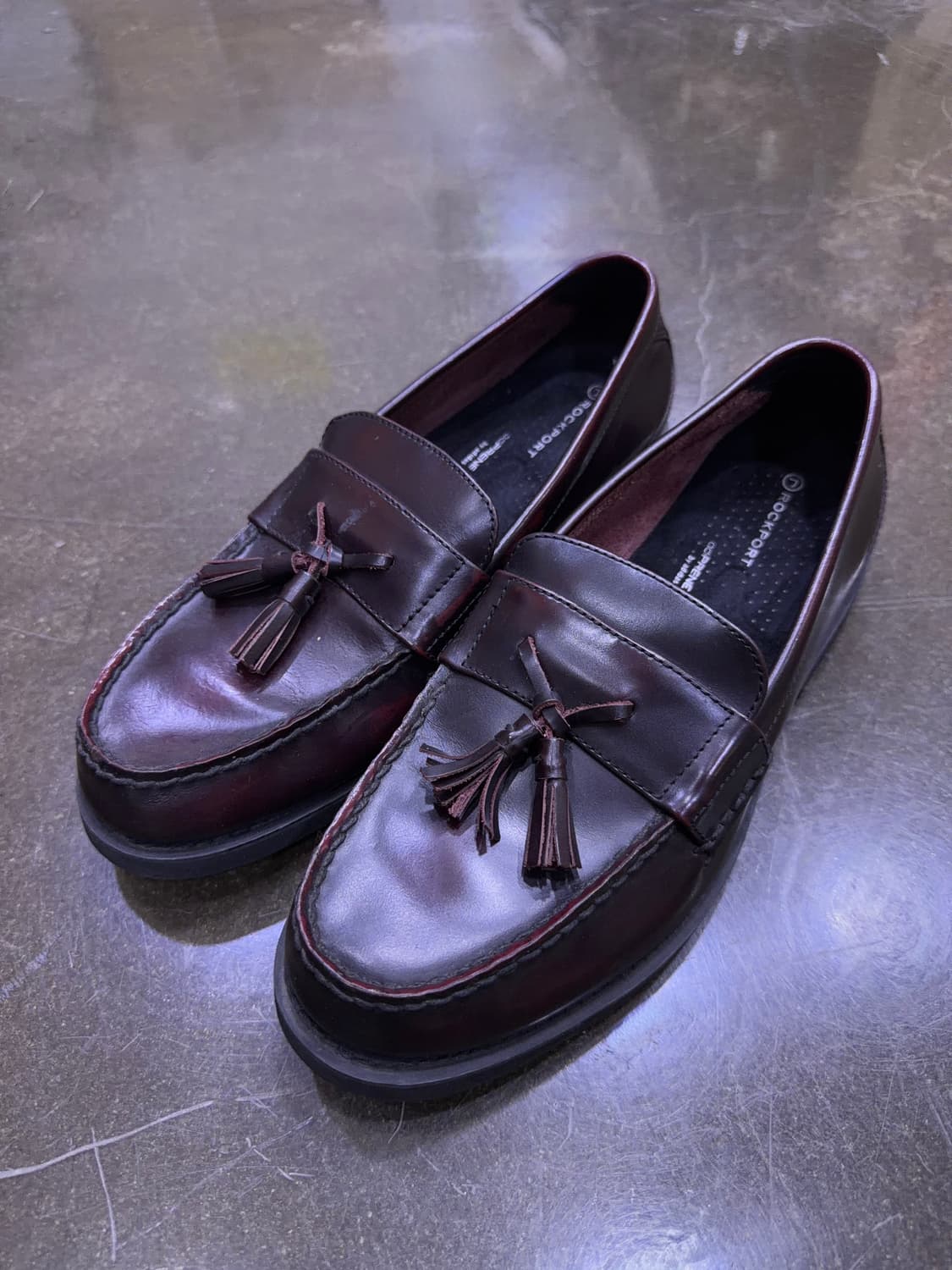 락포트 테슬 로퍼 버건디 브라운 265 상품이미지1