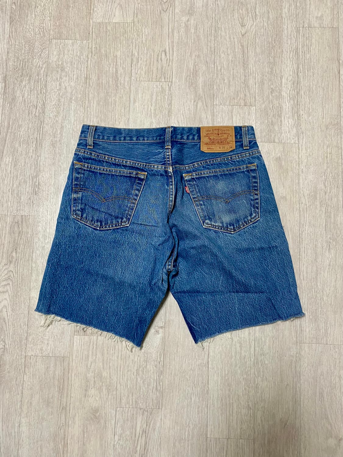 90s 리바이스 501 컷오프 쇼츠 상품이미지2