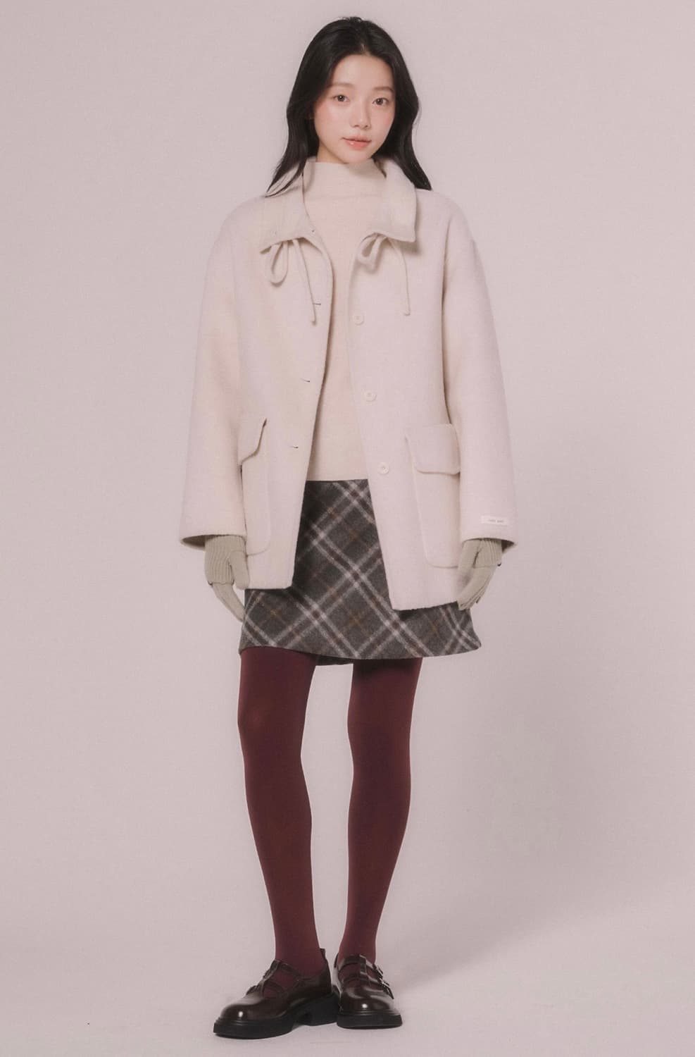 (새상품) 하프기장 핸드메이드코트 (정가174,000원) 상품이미지4